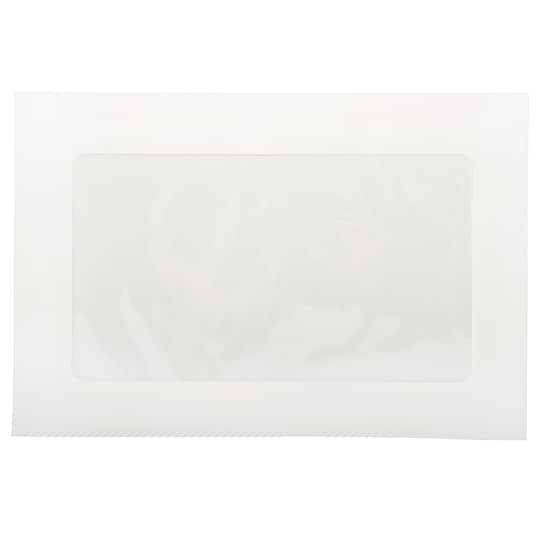 JAM Paper 6" x 9" White Window Display Commercial Envelopes